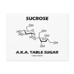 Sucrose A.K.A. Table Sugar (Chemical Molecule) Postcard