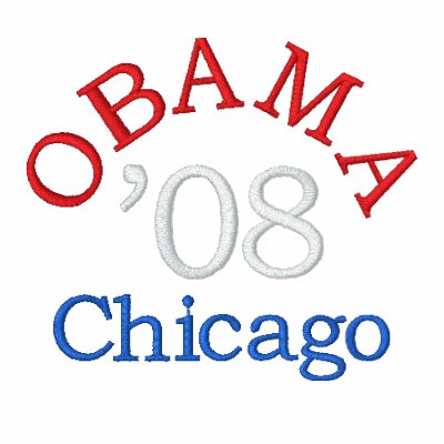 Sudadera con capucha de Obama '08 Chicago Sudadera con capucha de Obama '08 Chicago