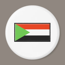 Sudan Flag magnets