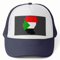 Sudan flag map hats