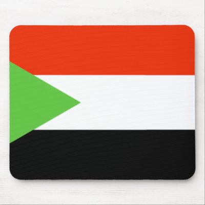 Sudan Flag Mousepad by jacinto888