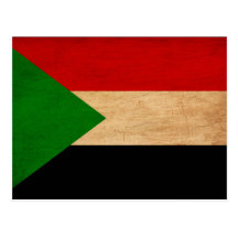 Sudan Flag Postcard