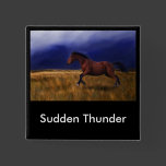 Sudden Thunder Horse Art Buttons