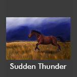 Sudden Thunder Horse Art T Shirt