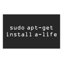 sudo apt-get install a-life stickers