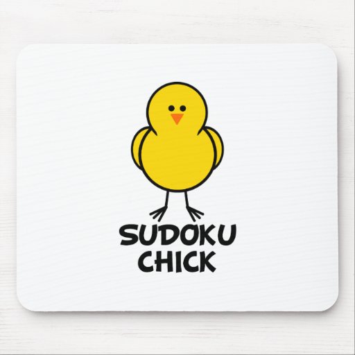 Sudoku Chick Mouse Pad