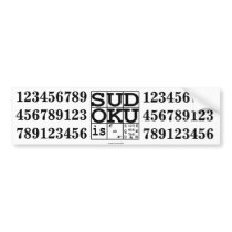 Sudoku is for squares bumper stickers by azac69 Sudoku is for squares bumper stickers