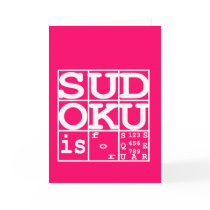 Sudoku is for squares cards