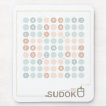 Sudoku Pastel mousepads