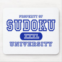 Sudoku University mousepads
