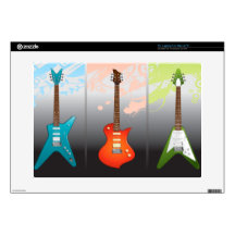 Sueño de los amantes de la guitarra eléctrica calcomanías para 38,1cm portátiles