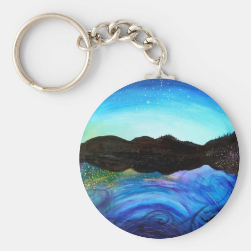 Sueño en crepúsculo llavero personalizado