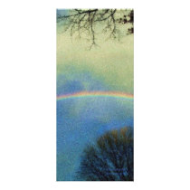 suerat style rainbow Rack Card rack cards by dbvisualarts suerat style rainbow Rack Card rack cards