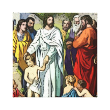 Suffer the little children to come unto me gallery wrap canvas