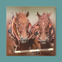 Suffolk Punch Draft Horse magnets
