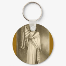 suffrage liberity lady keychain