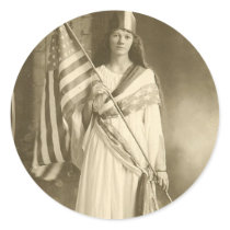 suffrage liberity lady vote stickers