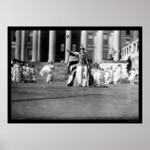 Suffrage Pageant Liberty 1913 Poster