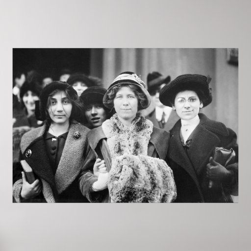 Suffrage Strike, 1910s Poster