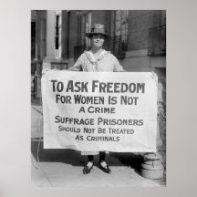Suffragette for Alice Paul, 1917 Posters