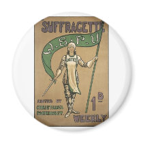Suffragette Magazine Magnets