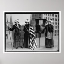 Suffragettes Votes for Women Pilgrim Leaflets Poster