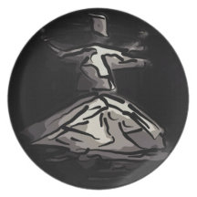 sufism  LINES Dinner Plate