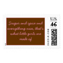 Sugar and spice and everything nice, that's wha... postage