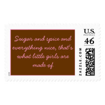 Sugar and spice and everything nice, that's wha... postage