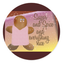 Sugar and spice gingerbread stickers by aslentz Sugar and spice gingerbread stickers