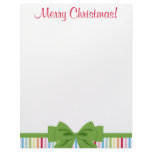 Sugar and Spice Striped Christmas Letterhead