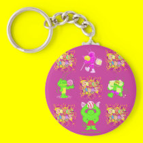 Sugar Bugs all 4 logo Keychain 2 keychains