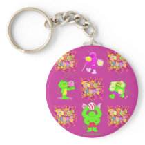 Sugar Bugs all 4 logo Keychain 2