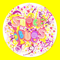 Sugar Bugs logo 1 Sticker stickers