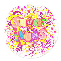 Sugar Bugs logo 1 Sticker
