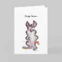 Sugar Buns Cartoon Love Valentine Card