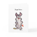 Sugar Buns Cartoon Love Valentine Card by zooogle Sugar Buns Cartoon Love Valentine Card