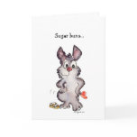 Sugar Buns Cartoon Love Valentine Card