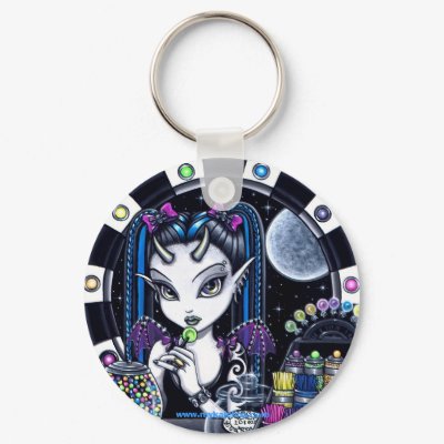 "Sugar" Candy Store Fairy Keychain by mykajelina