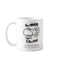 Sugar Crush Mug - Black & White by uselessbeauty Sugar Crush Mug - Black & White