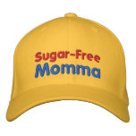 Sugar-Free Momma, Customize Me! Embroidered Baseball Cap