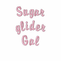 Sugar glider Gal embroidered shirts