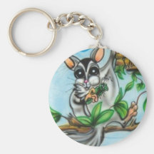 Sugar glider keychain