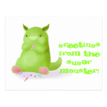 Sugar Monster Post Card