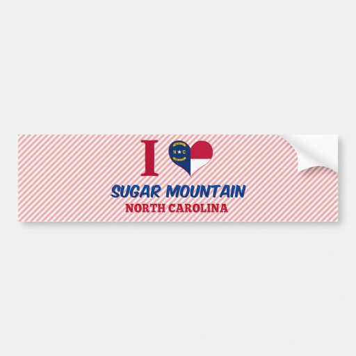 Sugar Mountain, North Carolina Bumper Sticker