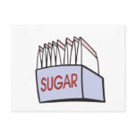sugar packets post cards