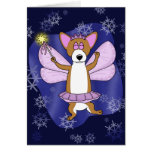 Sugar Plum Corgi Christmas Card