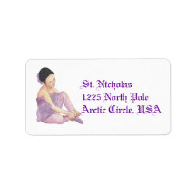 Sugar Plum Fairy Address Label