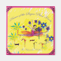 Sugar Plum Fairy Fridge Magnet