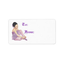 Sugar Plum Fairy Label